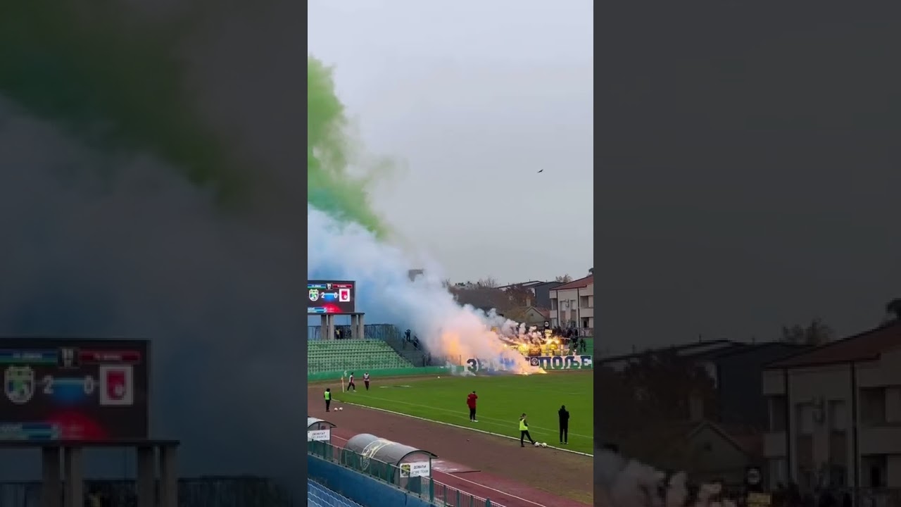 Zemun 19.11. last game of the year #zemun #ultras #football #belgrade #travel #serbia #WorldCup