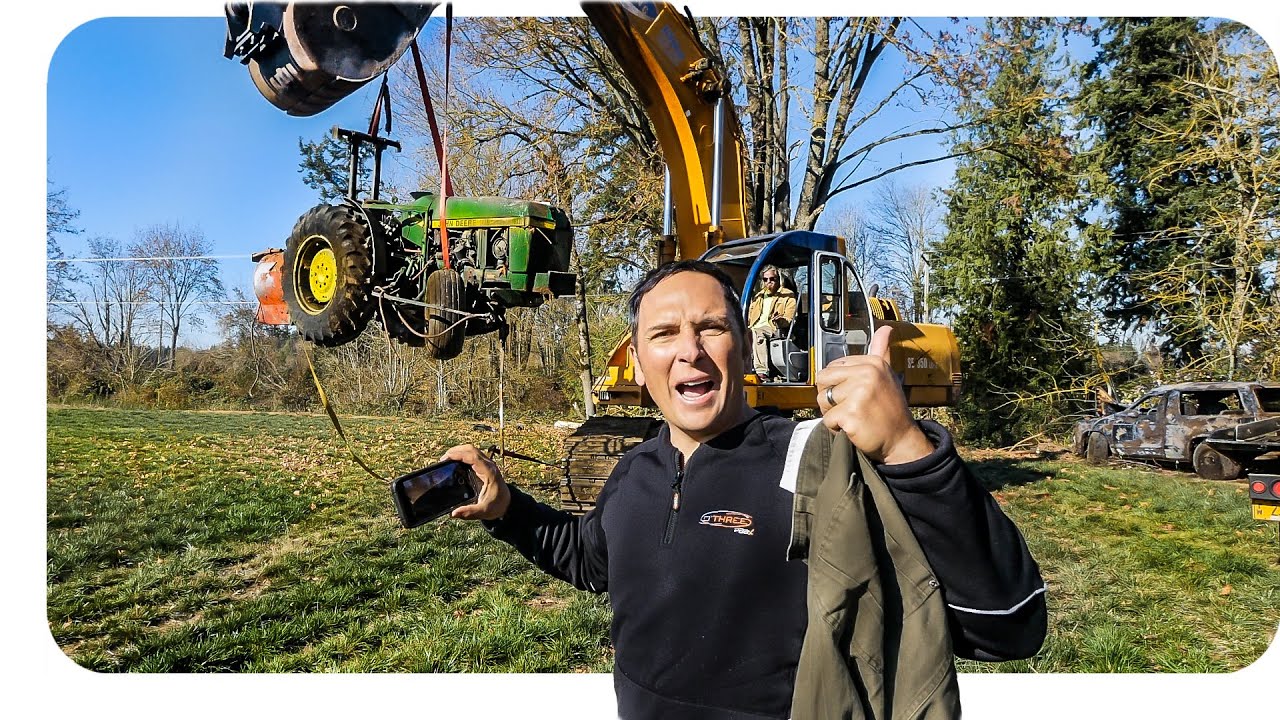 John Deere Tractor Found 10' Underwater in River!