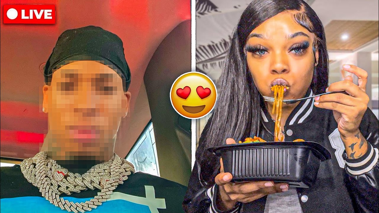 Ем курицу ло-мейн и тролю приложение Monkey, чтобы увидеть их реакцию 😂🤦🏽‍♀️