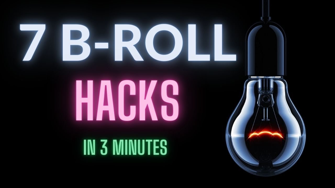 7 Epic B-ROLL HACKS in 3 MINUTES