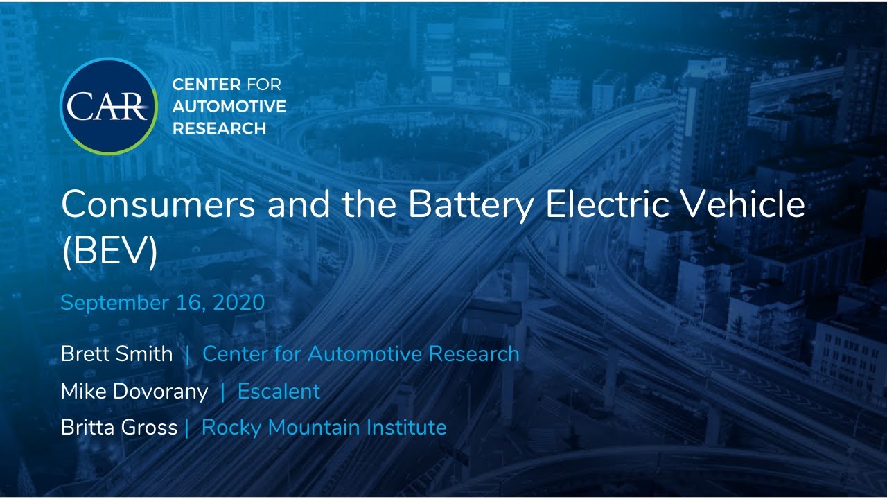 Consumers and the Battery Electric Vehicle BEV