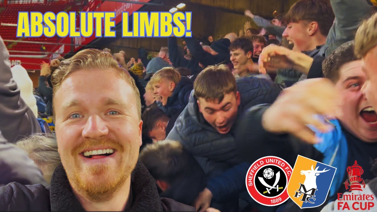 UNBELIEVABLE SCENES AS MANSFIELD SHOCK THE BLADES!