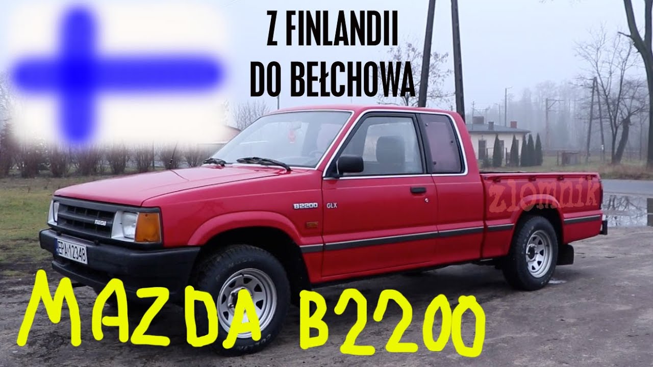 Złomnik: fińską Mazdą B2200 do Bełchowa