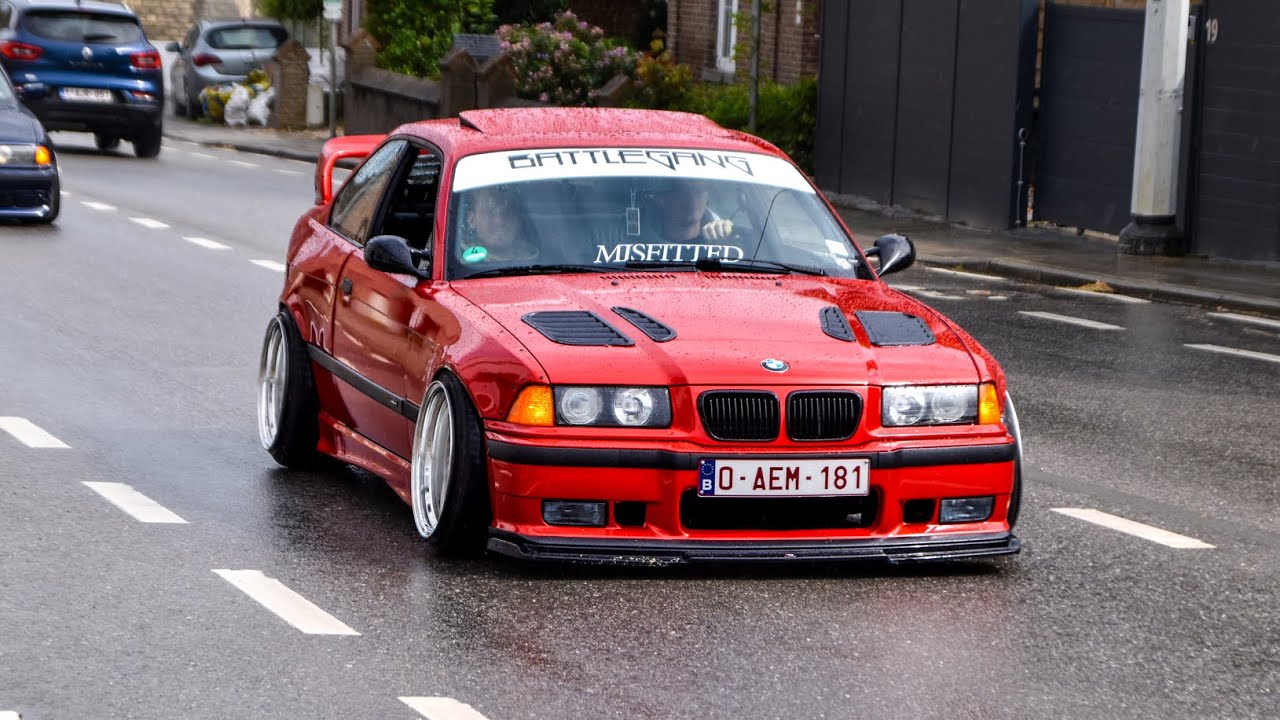 Widebody Bagged BMW E36 325i | Details & sounds
