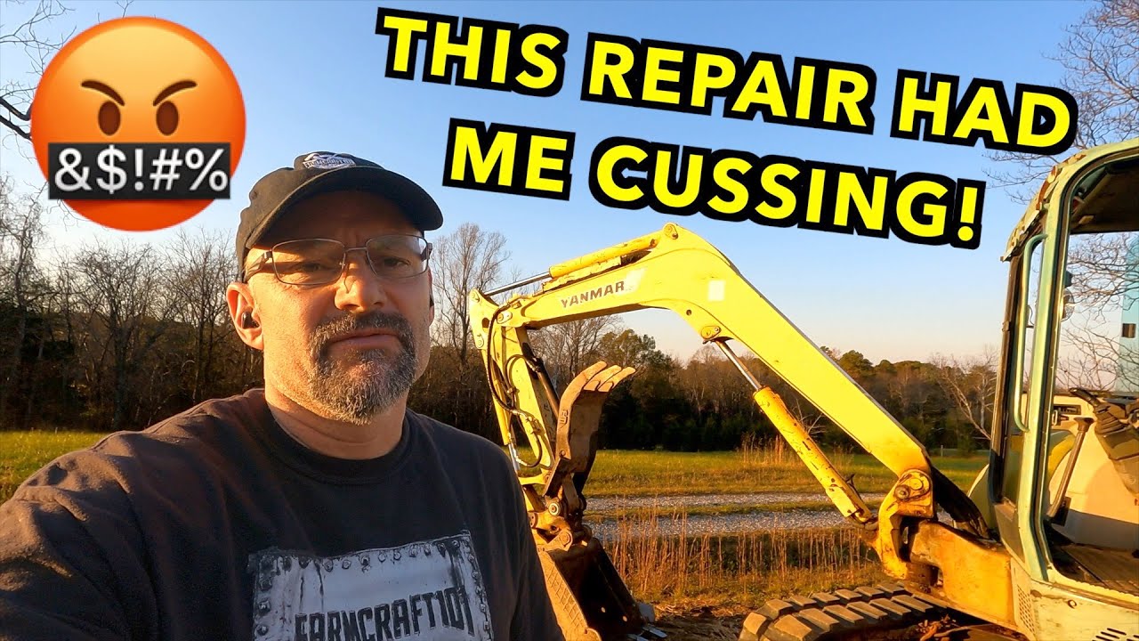 Overheating Excavator: Cooling System Repair. Yanmar VIO-50.