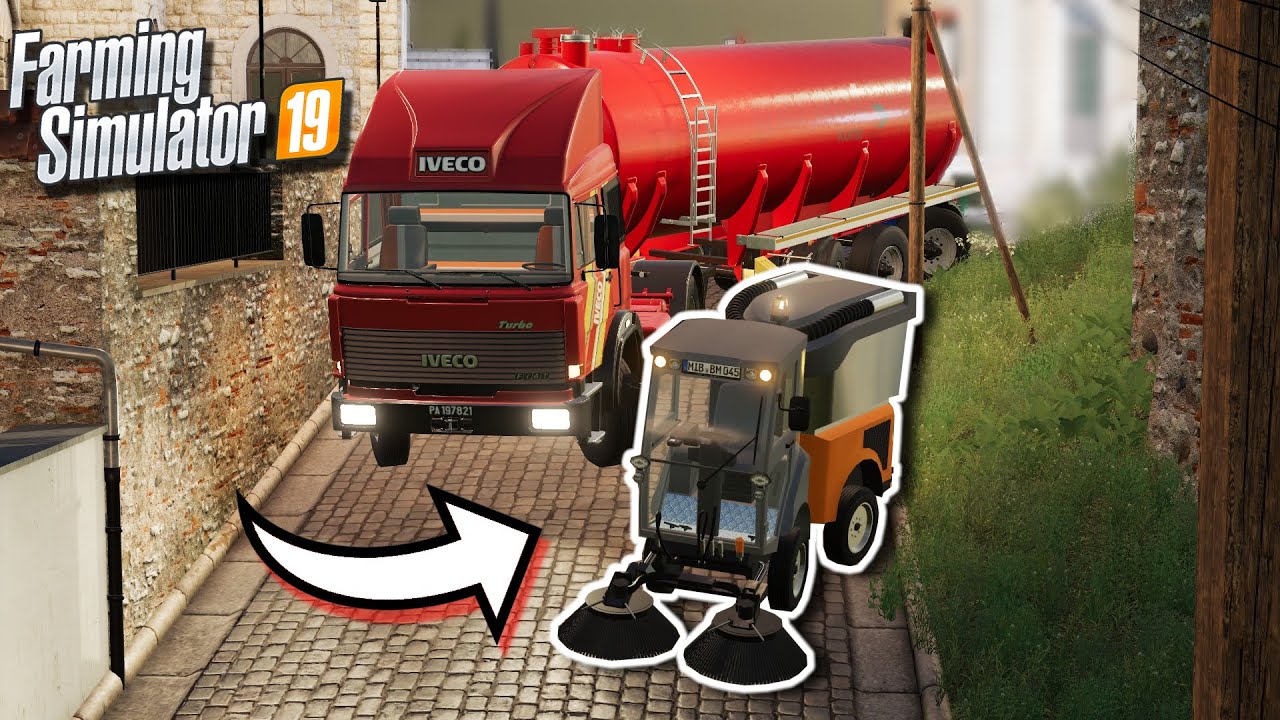 FS19 COMPANY #5 - Guido Spazzatrice per la pulizia di strade