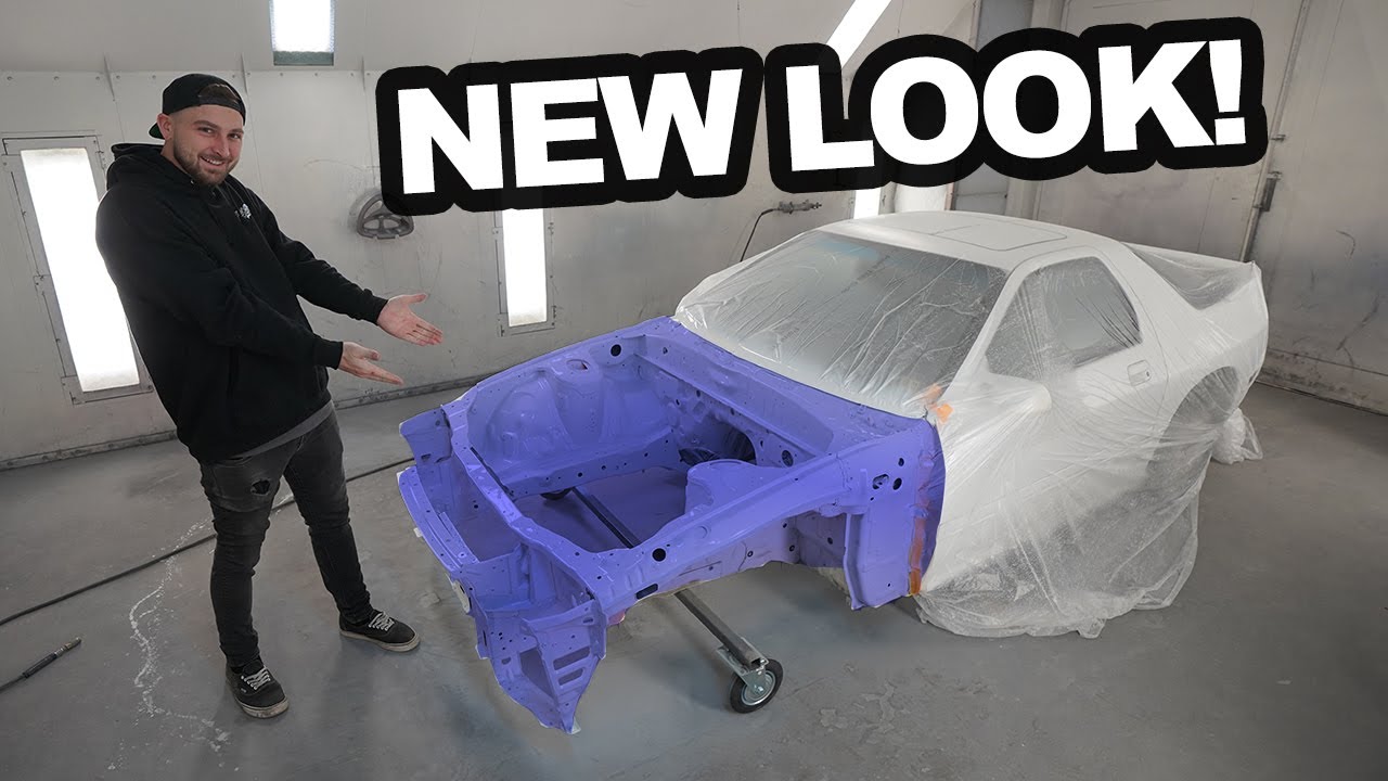 WE BRING THE FC RX7 TO PAINT!