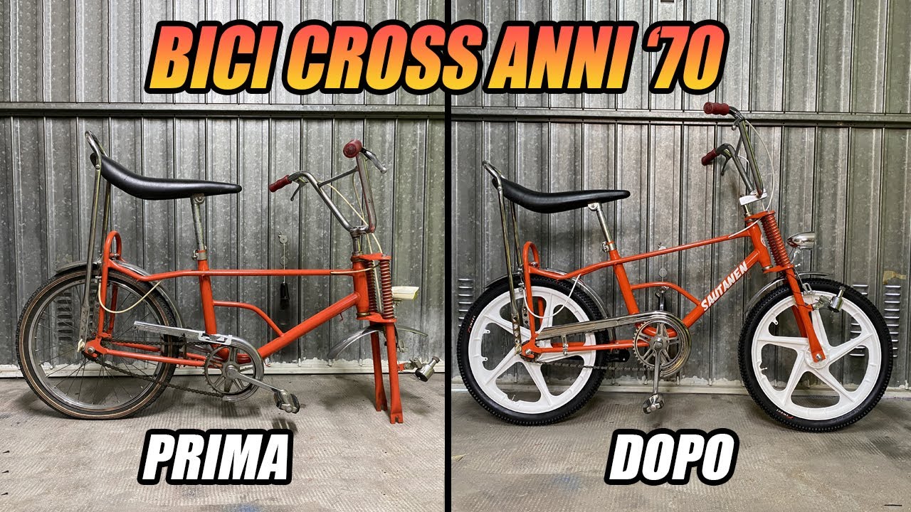 Restauro una bici cross degli anni 70