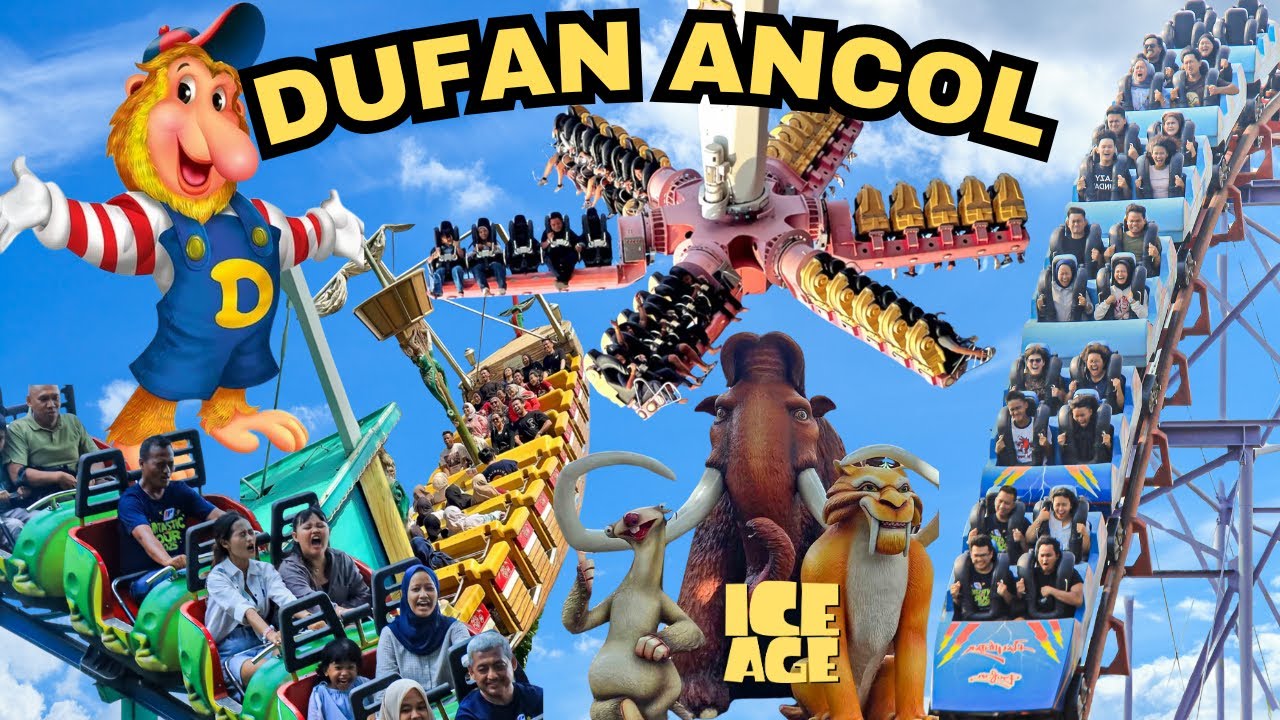 REVIEW SEMUA WAHANA DI DUFAN ANCOL | ISINYA TERIAK SAMA KETAWA #Dufan 