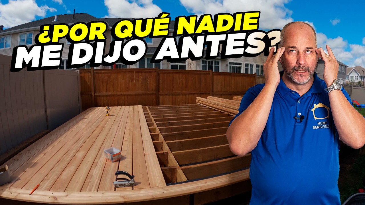 Mira ESTO antes de construir tu terraza / DECK