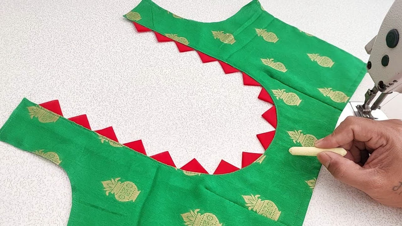Designer Model Blouse Design Back Neck || Blouse Design Cutting And Stitching || Easy blouse design