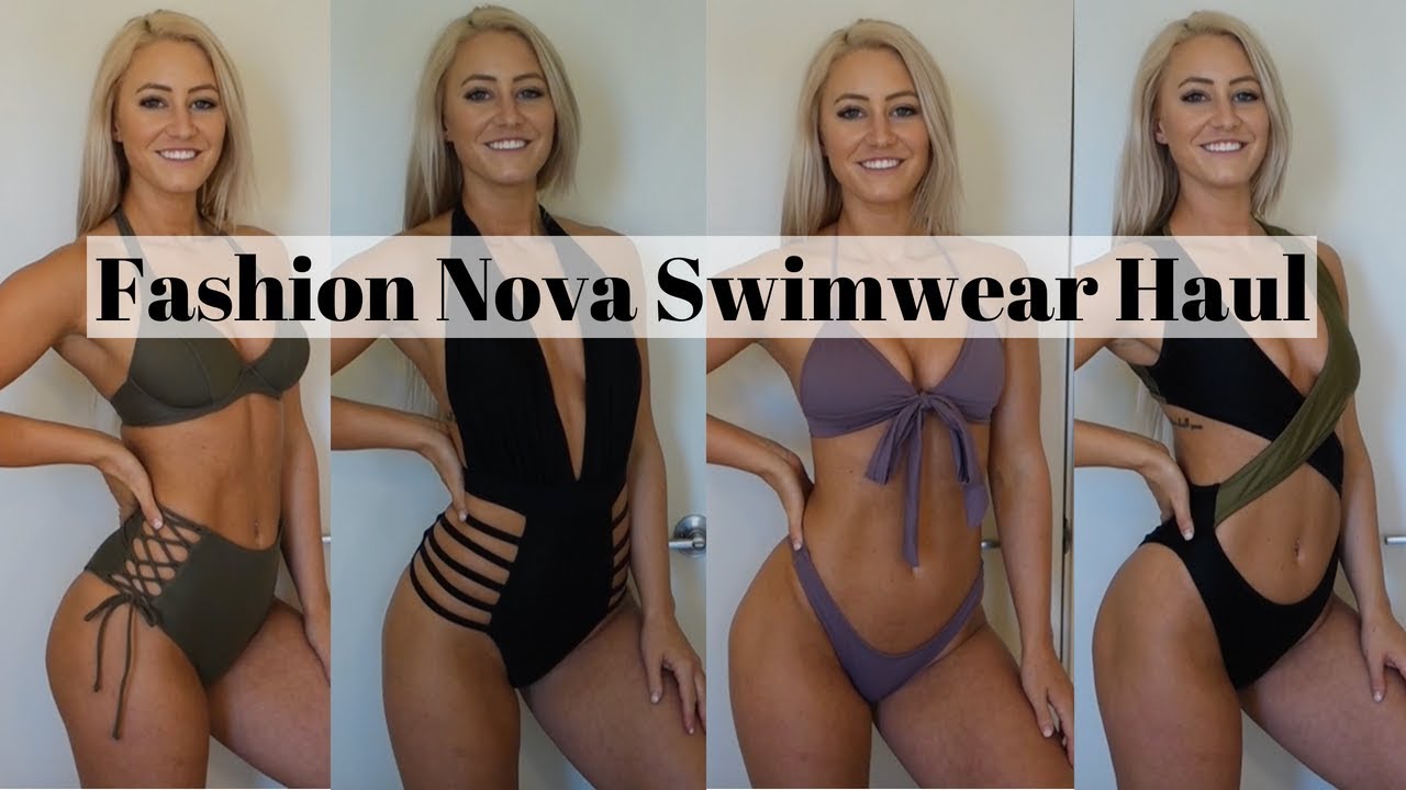 Примерка и обзор купальников Fashion Nova
