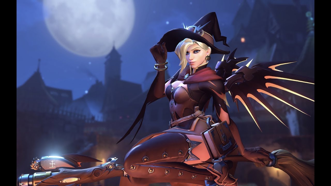 오버워치 마녀 메르시 사용되지 않은 음성 (Witch Mercy skin Unused Voice lines)