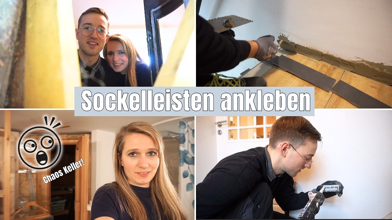 Bauvlog N°120  | Alle Sockelleisten angeklebt! | Chaos im Keller | Zukünftige Sauna 🌴