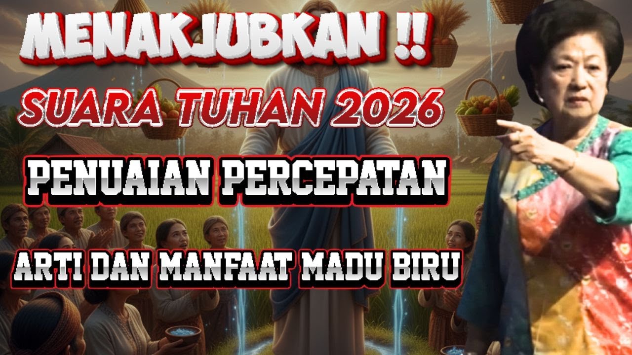 Nani Susanti : MENAKJUBKAN !! Suara Tuhan 2026 Penuaian Percepatan Arti Dan Manfaat Madu Biru