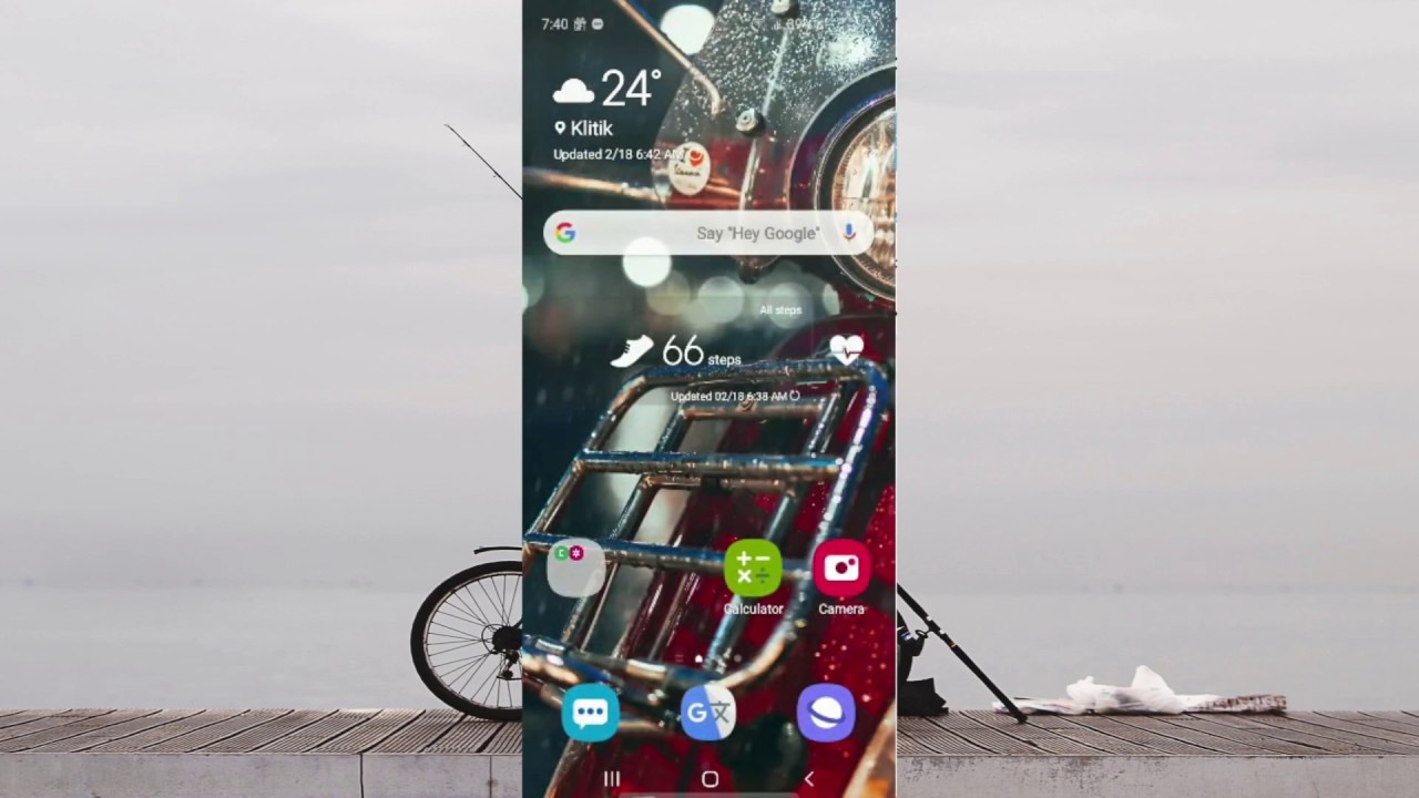 Samsung galaxy s10 : How to set load push service messages (android 10)