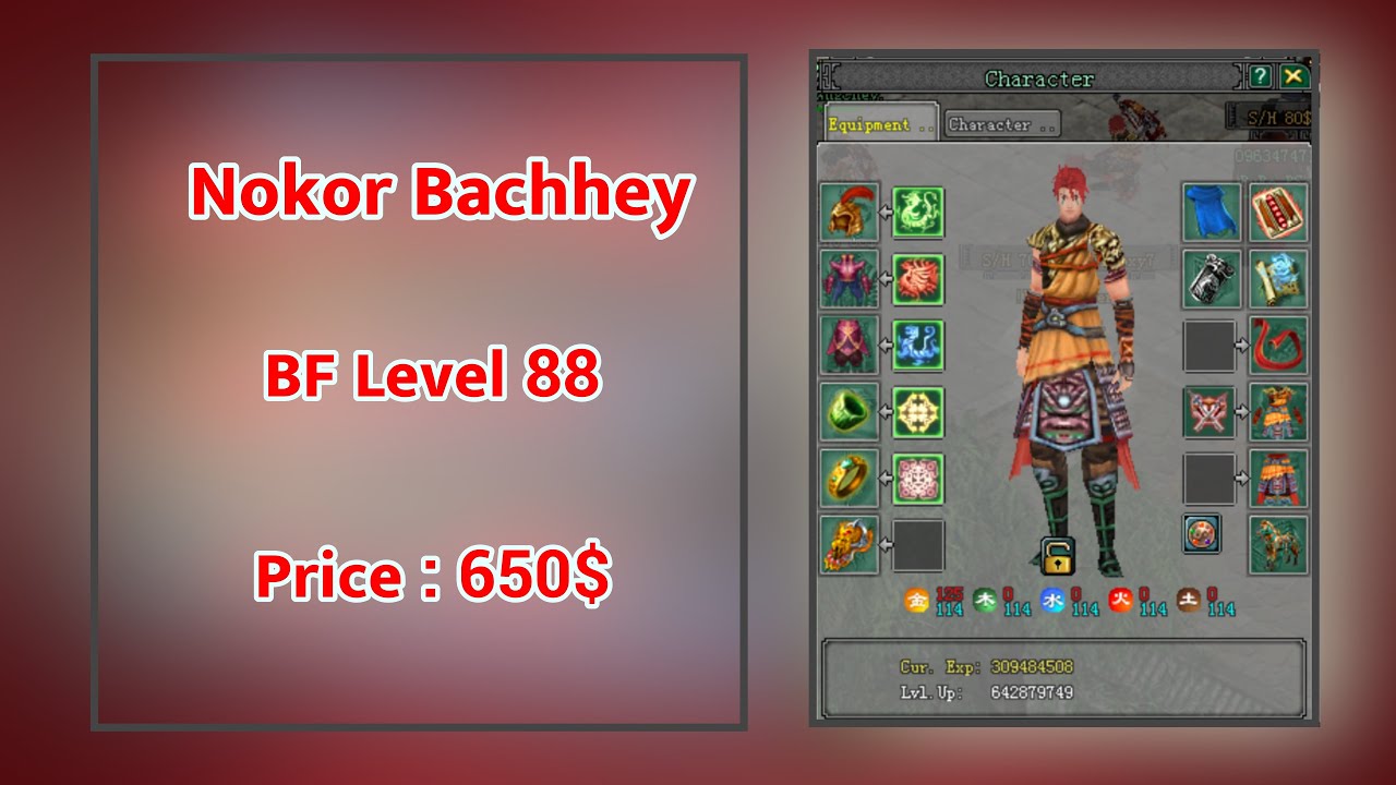 JX2-BF Level 88 at Nokor Bachhey