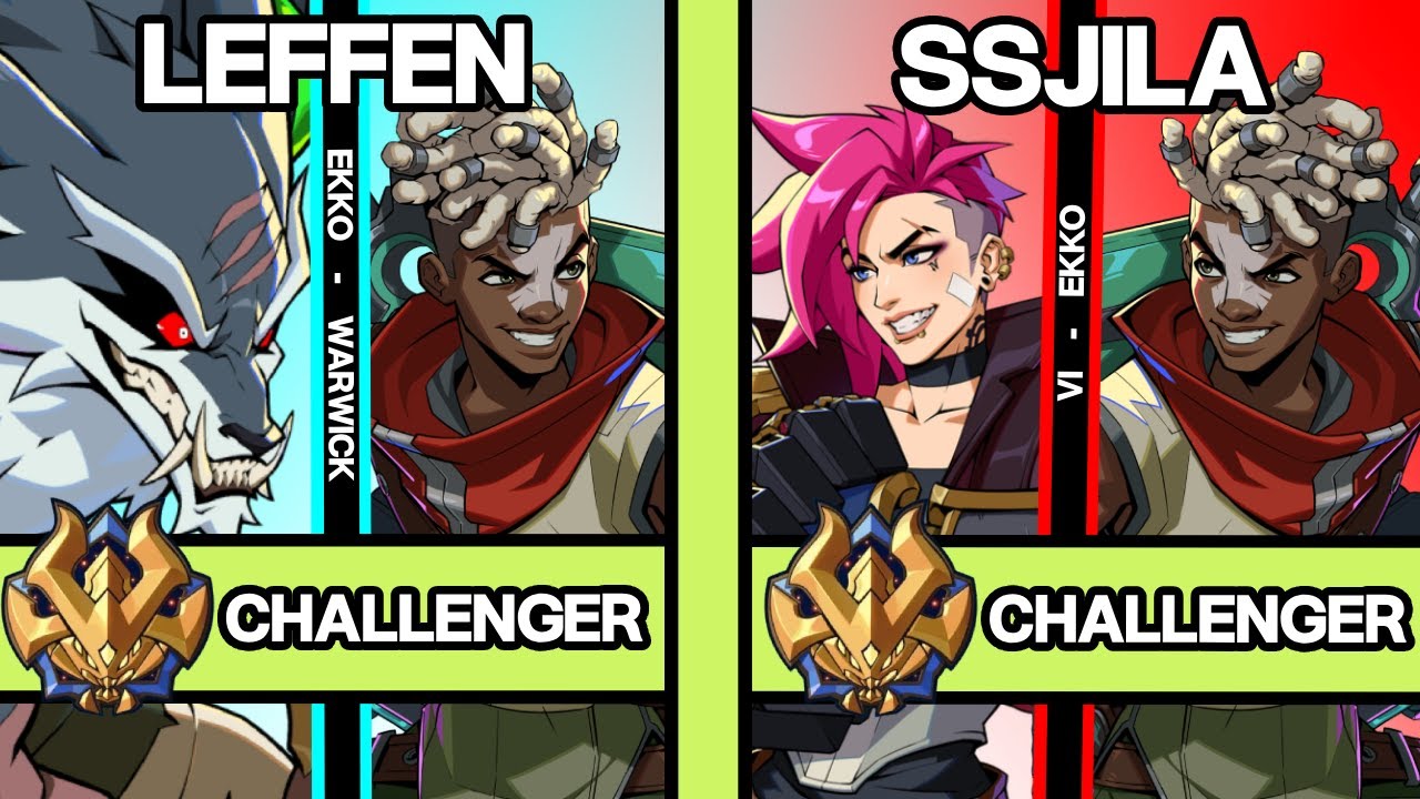 2XKO ▰ LEFFEN (Ekko-Warwick) vs SSJILA (Vi-Ekko) ▰ 2XKO Pro Replays