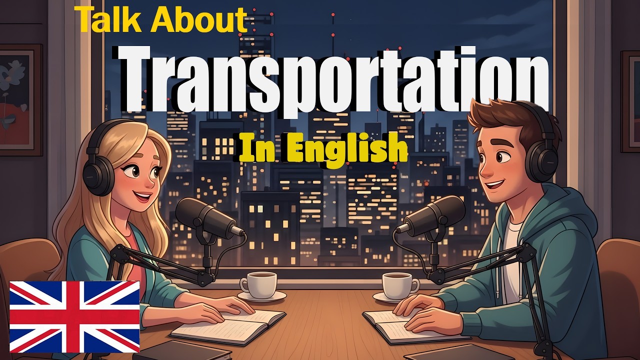 How To talk About Your Transportation in English | Easy Speaking & Conversation Practice