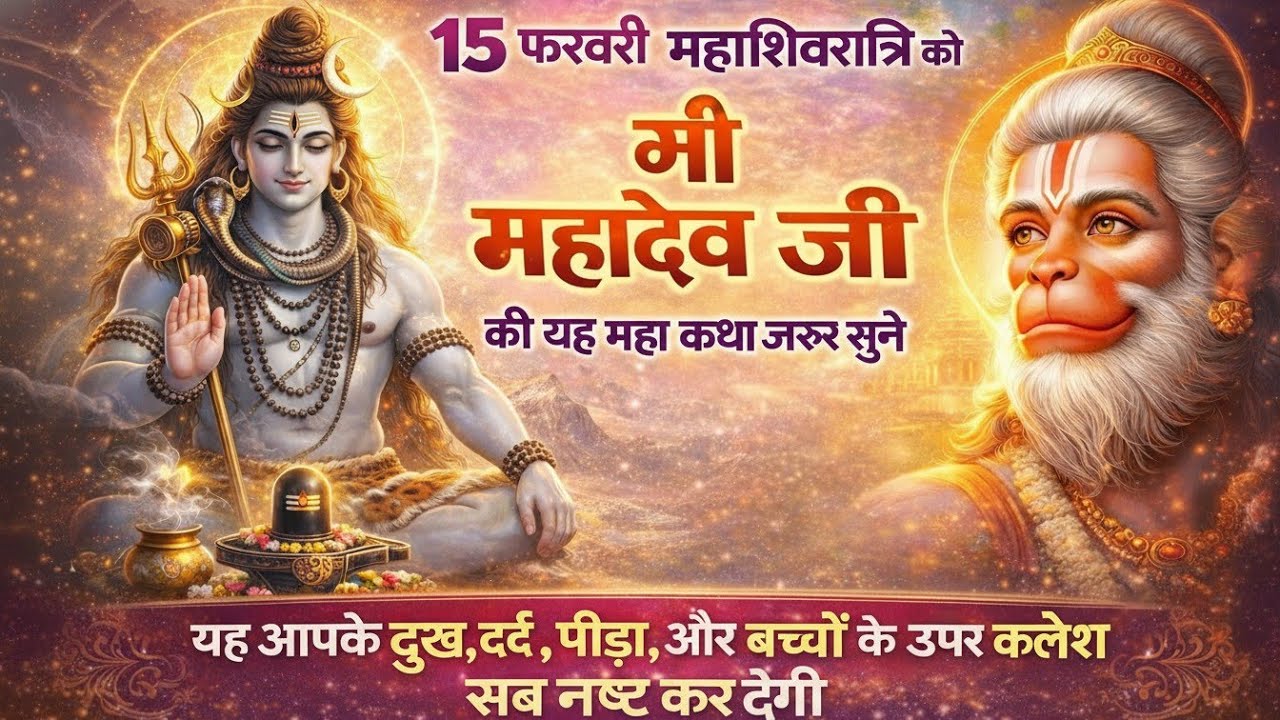 15 फरवरी को महाशिवरात्रि के दिन महादेव जी की यह कथा आपको महादेव से सीधी कृपा दिलाएगी | Mahadev katha
