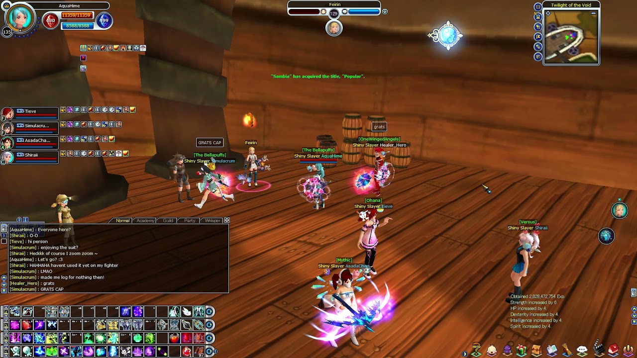 Fiesta Online - AquaHime getting to level 135