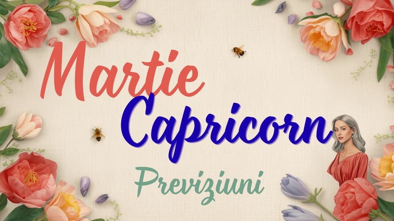 CAPRICORN ♑️  MARTIE Sprijinul familiei și al persoanei iubite te ajută să depășești orice obstacol.