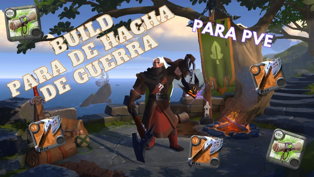 BUILD DE HACHA DE GUERRA PARA PVE (ALBION ONLINE)