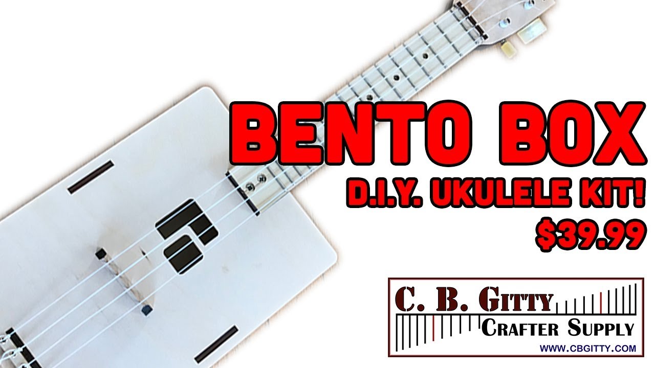 Bento Box DIY Ukulele Kit   $39 99 at CBgitty com   HD 1080p