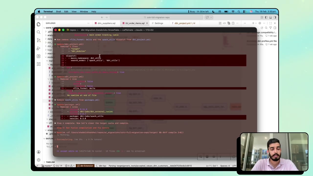How to automate dbt project migration with dbt Agent Skills + Claude Code Opus 4.6