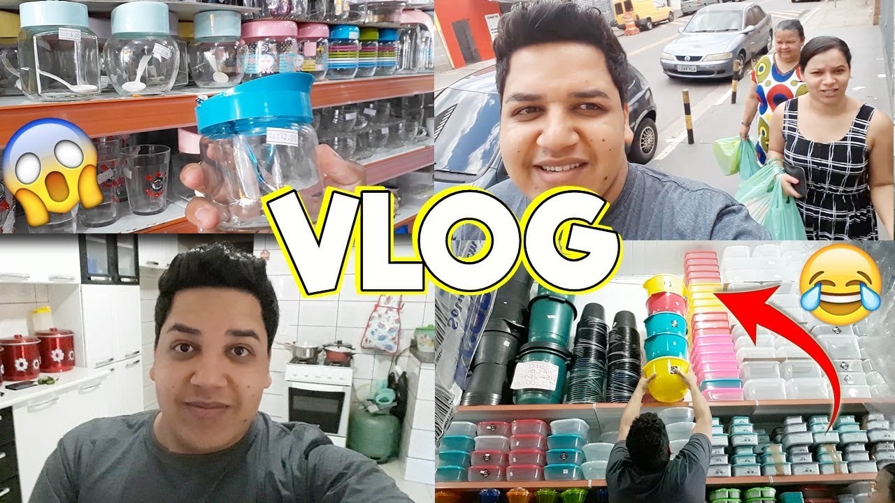 COMPRAS NA LOJINHA DE R$ 1 REAL - QUASE DERRUBO TUDOO + ESTOU DE FÉRIAS E VLOGANDO MAIS UM DIA