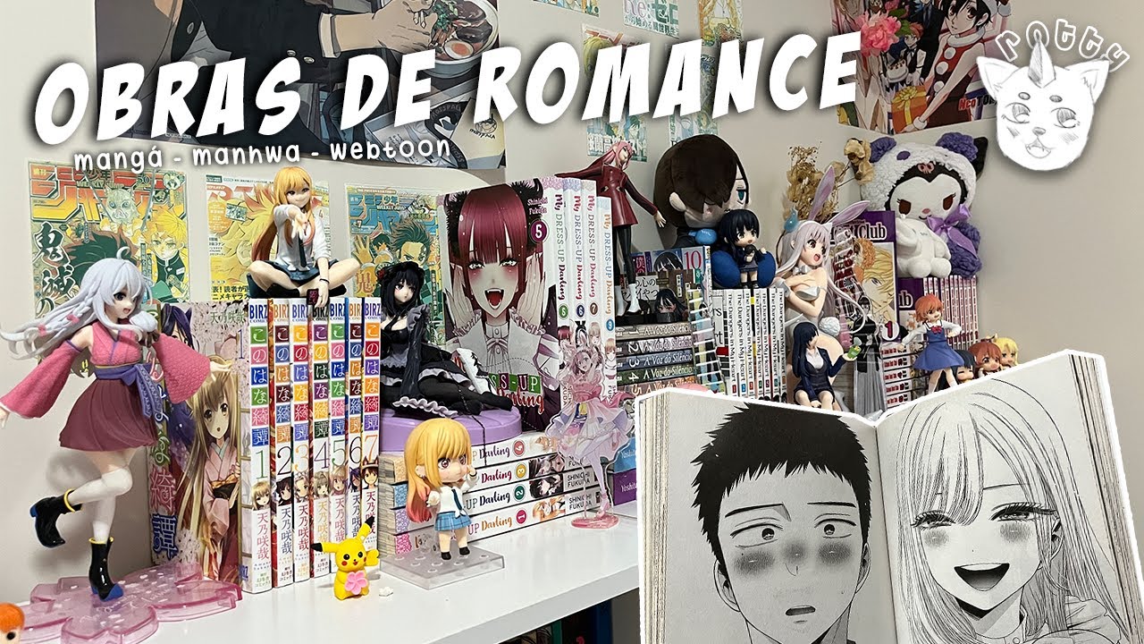TOUR na coleção de MANGÁS de ROMANCE 💗