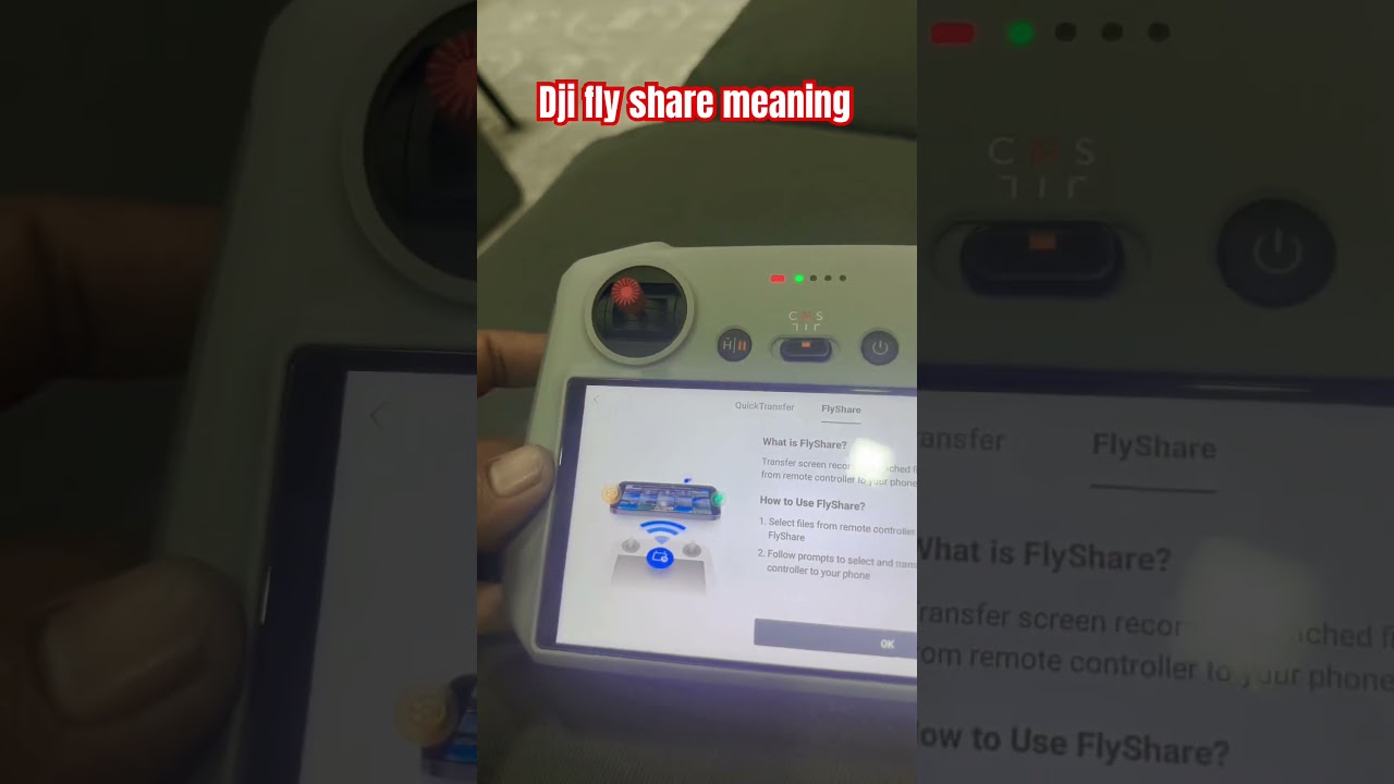 Dji fly share vs quick transfer #djiair2s #dji #fly #share #cikgudronejb
