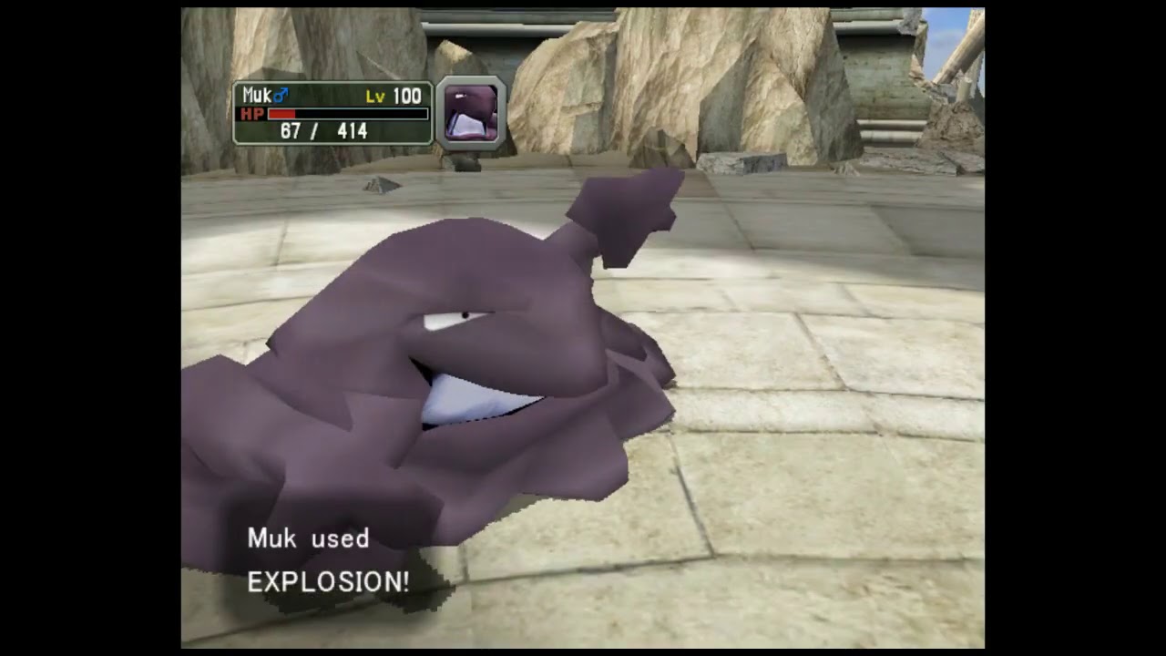 Pokémon Colosseum - Orre Colosseum LVL 100 Doubles. BOOOOOOOOM!!