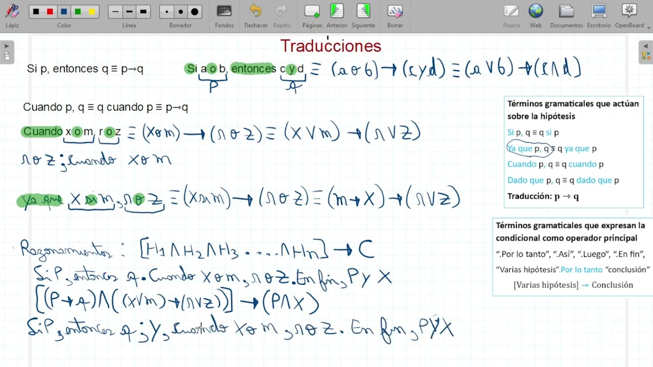 Lógica matemática E3: Traducciones parte 1