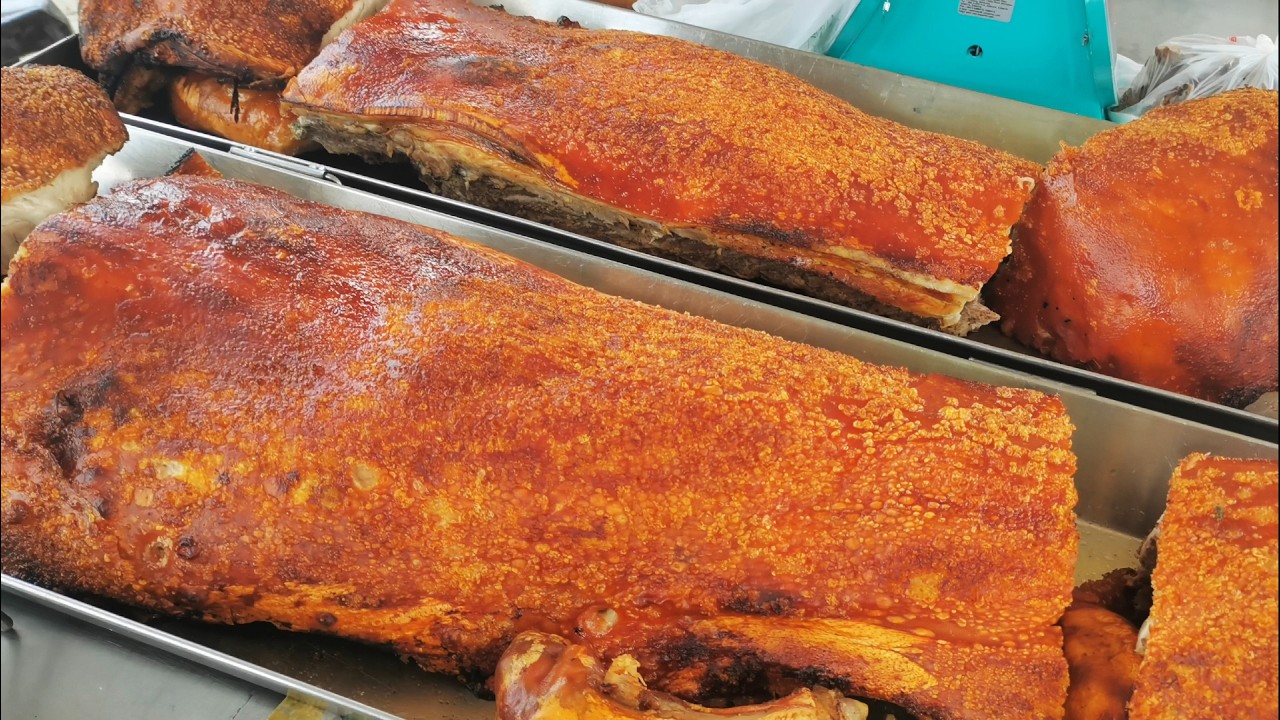 吉隆坡人气美食，每天排长龙的卡车脆皮烧肉！巴闭佬金猪烧肉！广式烧肉/烧腊/街头美食/