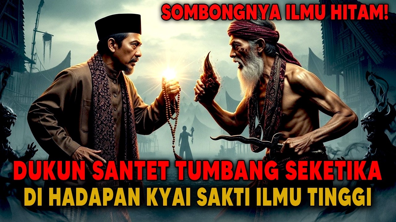 Sombongnya Ilmu Hitam! Dukun Santet Tumbang Seketika Dihadapan Kyai Sakti Tanpa Perlawanan