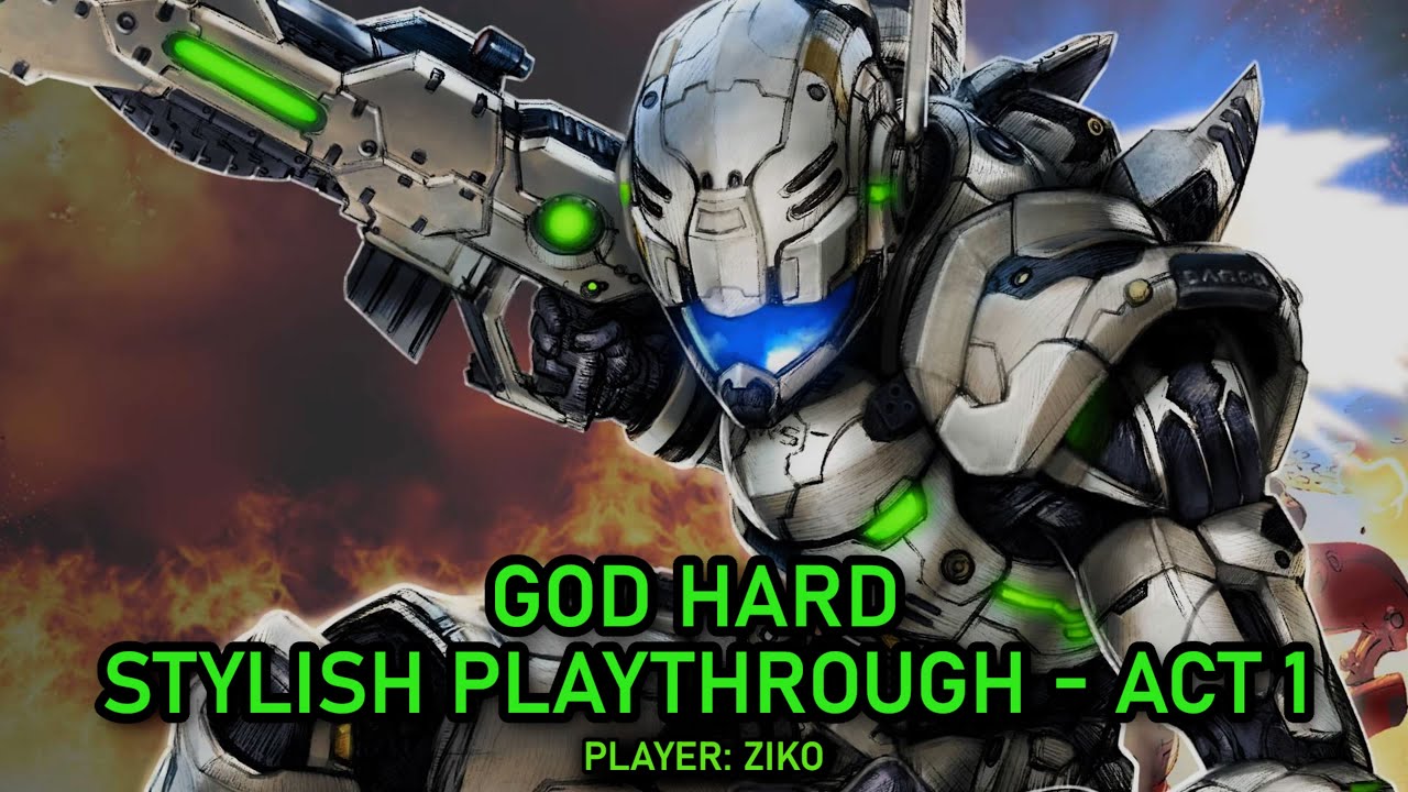 VANQUISH - God Hard Act 1 [Stylish Playthrough] [Part 1]