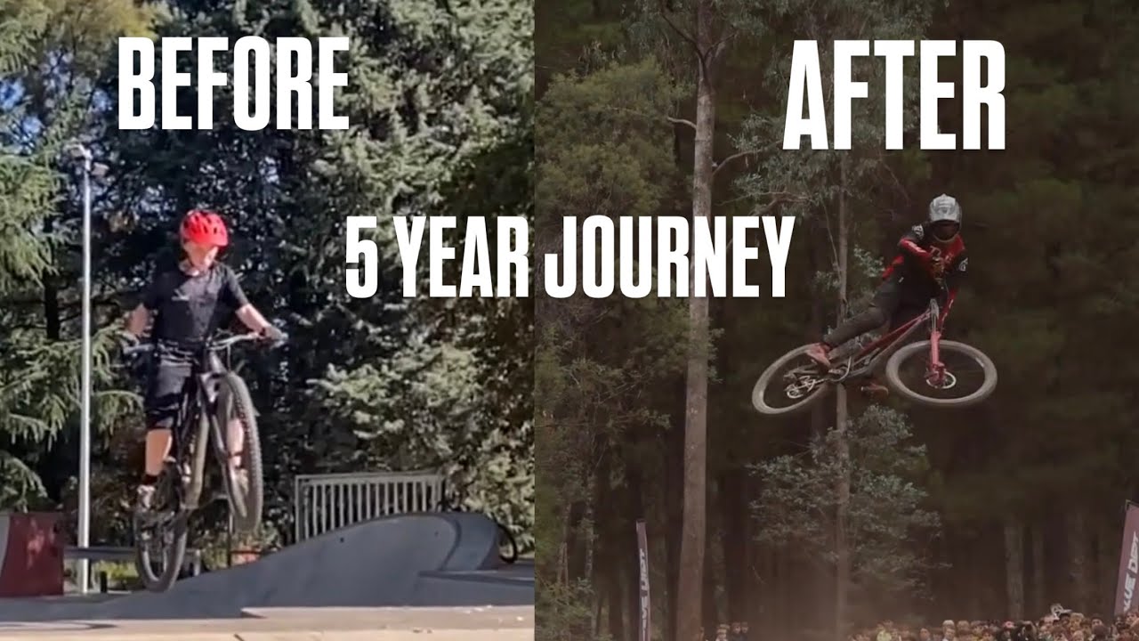 MY 5 YEAR MTB PROGRESSION 