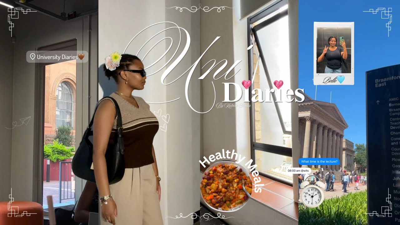 UniDiaries | Week in the life of a Uni student | @Wits 