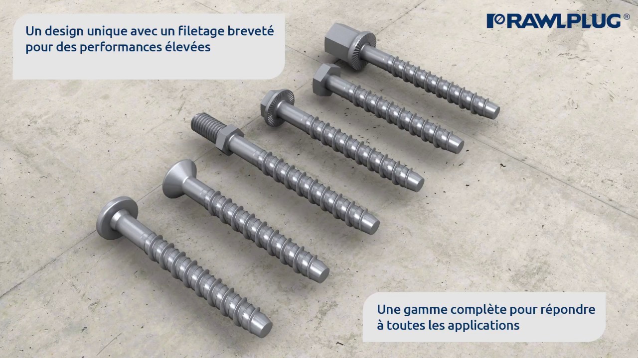 Vis béton R-LX Rawlplug ® (version française)