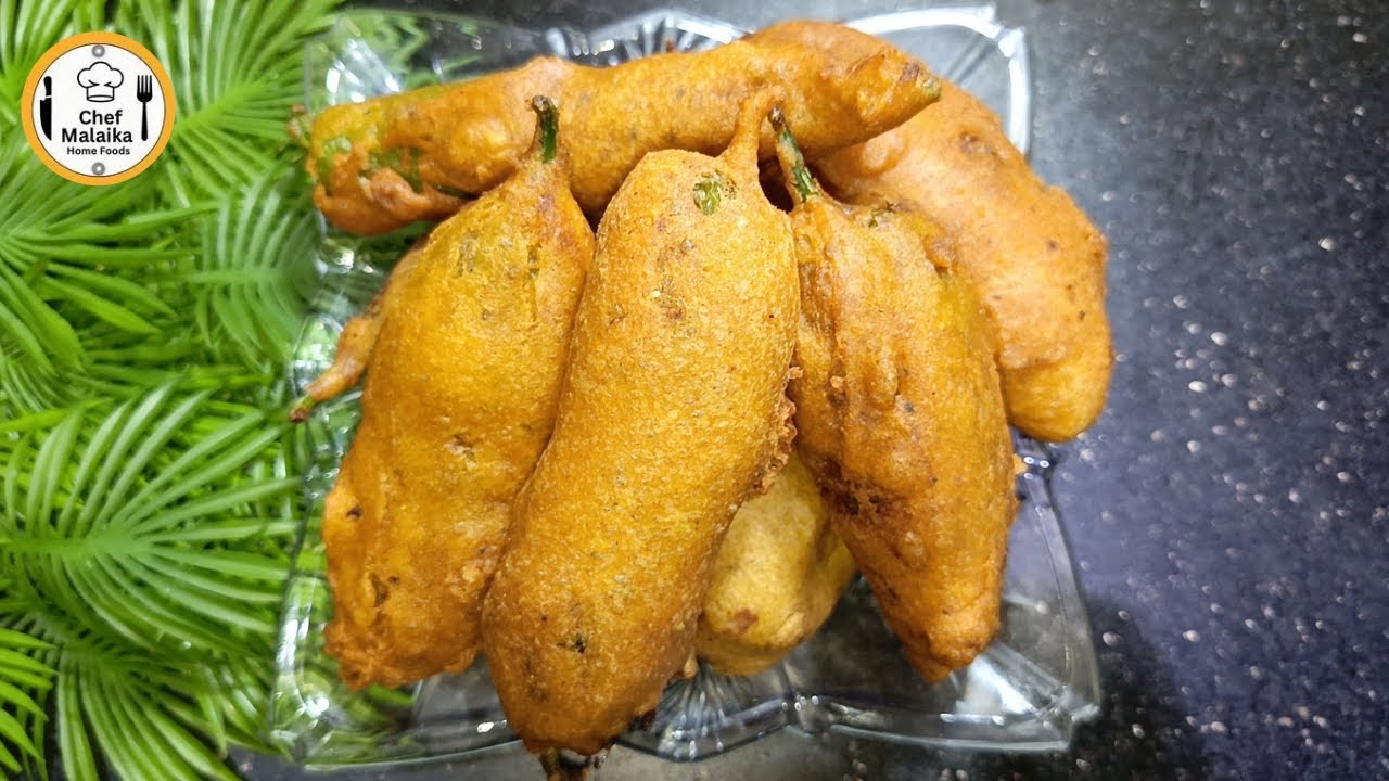 Mirch Pakora Recipe | Dhaba Style Mirch Pakora | Mirch Fry Recipe | Mirch Vada Recipe | Mirch Recipe