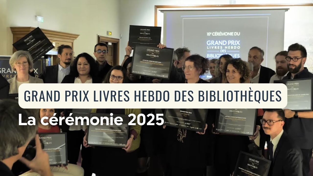 Cérémonie du Grand prix Livres Hebdo des Bibliothèques 2025