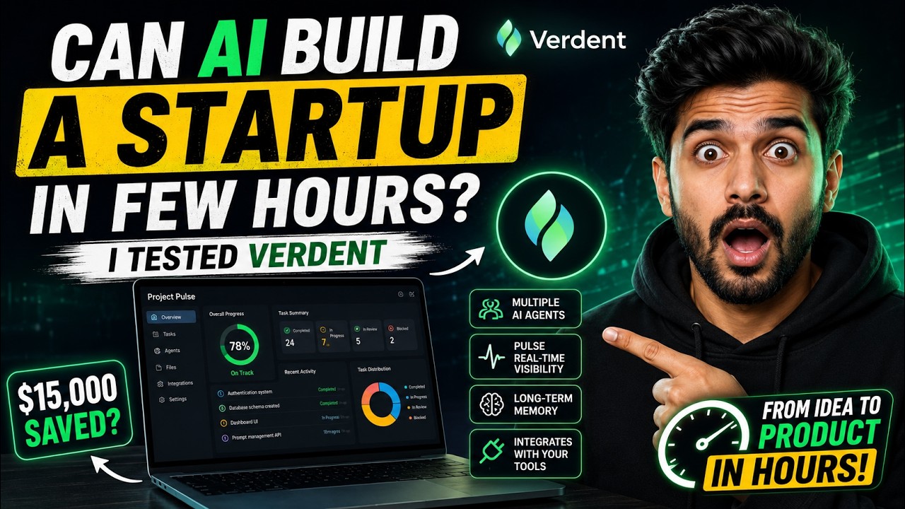 Может ли ИИ создать стартап за несколько часов? Я протестировал Verdant