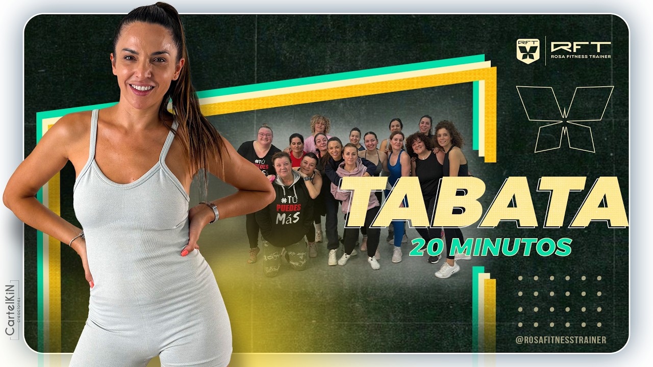 TABATA 20 MINUTOS 🔥 Mañana Agujetas Aseguradas | Para Mujeres Reales