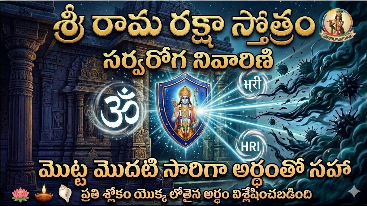 శ్రీ రామరక్ష స్తోత్రం @rseriesbhakthi మీ శరీరాన్ని రక్షించే ఆధ్యాత్మిక కవచం (పూర్తి అర్థం)