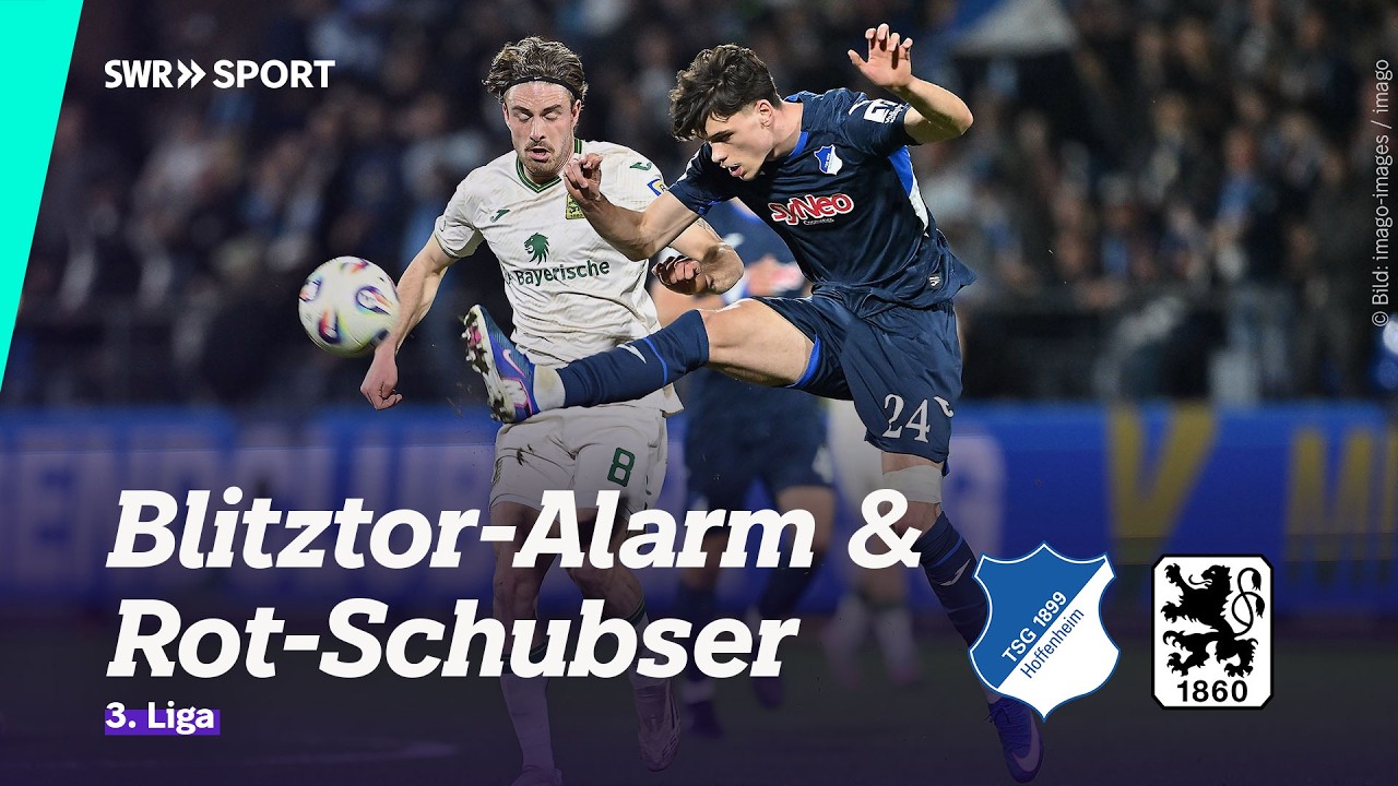 3. Liga: TSG Hoffenheim II - 1860 München, 26. Spieltag | SWR Sport
