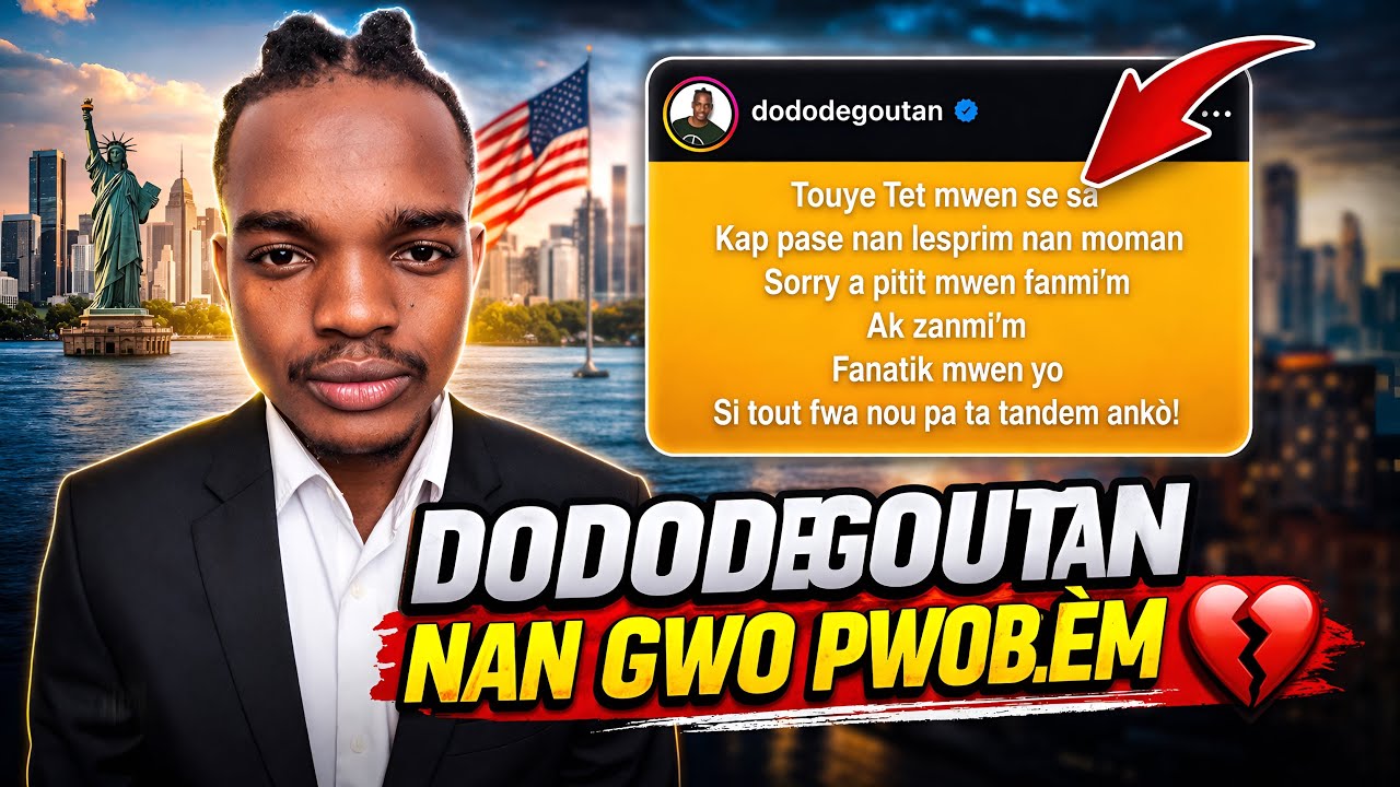 DODODEGOUTAN TONBE NAN GWO PWOBL&Egrave;M NAN AMERIKA 😭/LI F&Egrave; TOUT MOUN RETE BOUCH OUV&Egrave; ! 😱VERITE A GRAV 