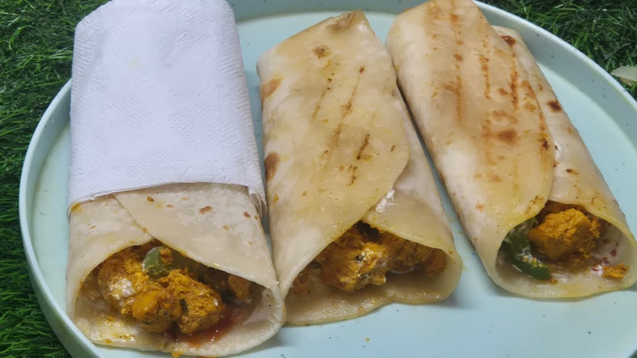 Chicken wrap recipe in bengali।Jhuma's Kitchen.