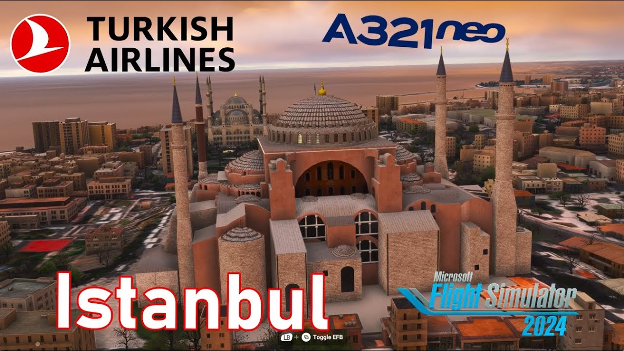 MSFS 2024 auf XBox S - Inibuilds A321neo - Turkish Airlines 1636 - München ✈️ Istanbul (EDDM-LTFM)
