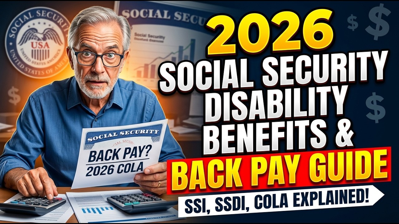 2026 Social Security Disability Benefits & Back Pay Guide | SSI, SSDI, COLA Explained